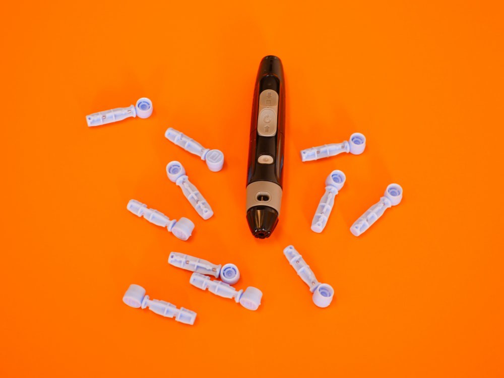 A glucometer and lancets.